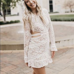 For Love and Lemons Emerie Cutout Dress